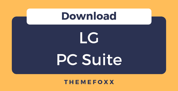 Lg pc suite software download